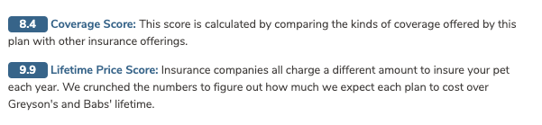 coverage score and lifetime value score